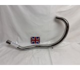 Pipe AJS, Matchless Low level upswept CS, 18MC,G80MC Models  1951-56 500cc alloy head, Jampot Suspension