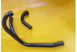 Pipe Siamese Triumph TR65, TR7 Models, Black Finish