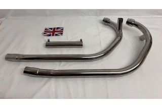 Pipe Set Laverda Exhaust SF Models with front Balance
