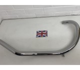 Pipe AJS, Matchless Low level upswept CS, 18MC,G80MC Models  1951-56 500cc alloy head, Jampot Suspension