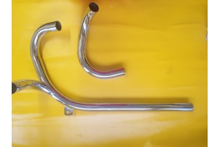 Siamese Pipe set Ajs, Matchless 31, G12 INC CSR 650cc, Duplex Frame 1960- Models