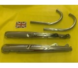 Exhaust System Honda 125ss Twin 1968-1973 Models