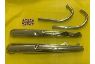 Exhaust System Honda 125ss Twin 1968-1973 Models