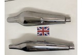 Norton Peardrop Silencer, inlet 1-5/8"