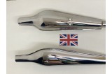 Norton Peardrop Silencer, inlet 1-5/8"