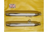 Silencer, Royal Enfield Exhaust, 1-1/2" inlet - 1956 on