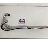 Siamese High Level Pipe Triumph 350cc & 500cc,  Unit Construction Models