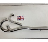 Siamese Pipe Triumph 500cc, Pre- Unit Construction Models