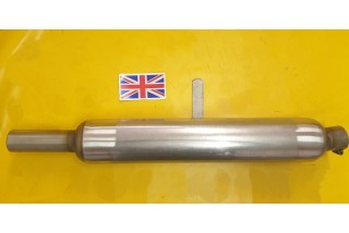 Silencer BSA M20 WD with Replica of Original Baffle, Un Polished Stainless Steel