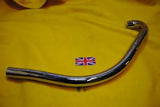 Pipe Velocette Venom Clubman Big Bore Swept Back