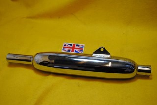 Stainless Steel Silencer BSA B40 WD