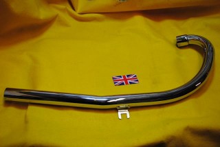 Pipe Velocette Venom Clubman Semi Swept Back