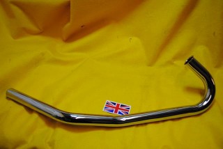 Stainless Steel Pipe Norton Dominator SS Exhaust Swept Back