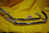 Stainless Steel Pipe Norton Dominator SS Exhaust Swept Back