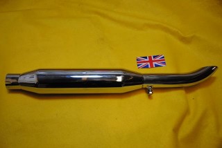 Silencer AJS / Matchless  Rigid With Curve Tail Pipe with Stud