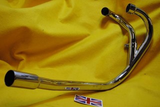 Siamese Pipe Triumph 650cc  Pre Unit Models