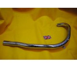 Pipe Ariel VH, 500cc  later model Swing Arm 1956 on, Push In Cylinder Head