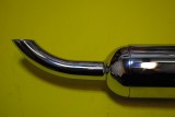 Silencer 2 Stroke Short Curve Tail 1-1/4" Inlet