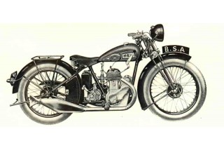 BSA 1930 B3 Upright