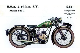 BSA 1935 B1 Upright SV 250
