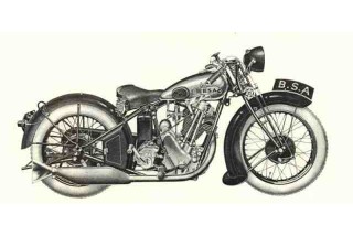 BSA 1930 Sloper Exhaust