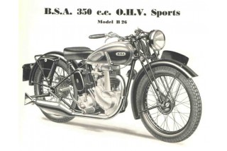 BSA 1937 B26 OHV Single Port