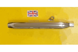 Silencer, Royal Enfield Exhaust, 1-1/2" inlet - 1956 on