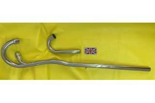 Pipe Siamese Triumph High Level 650cc,750cc Models Extra Long